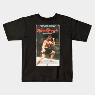 Bloodsport VHS Kids T-Shirt